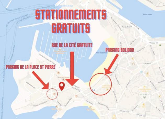 Appartement Aquaroom Rdc - Plage 50M - Rue Gratuite Saint-Malo Zewnętrze zdjęcie